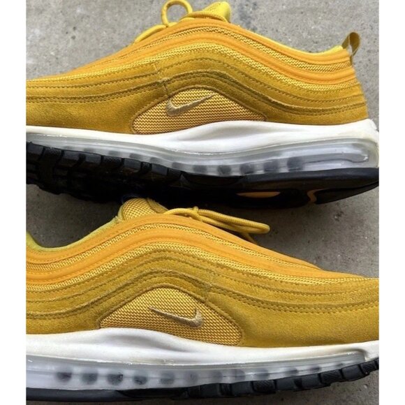 Vintage Nike Air Max 97 QS Olympic Rings Yellow Men’s Size 10 Shoes Sneakers - Picture 5 of 16
